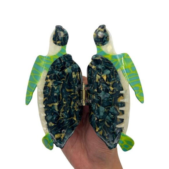 Sea Turtle Hair Claw Clip Acetate Large Non-Slip Hair Accessories for Women main image 5